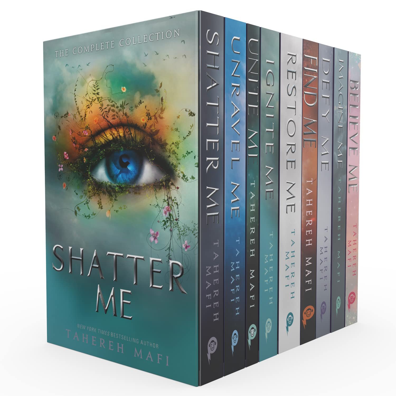 Shatter Me Series Collection 9 Books Set By Tahereh Mafi(Unite Me, Believe Me, Imagine Me, Find Me, Unravel Me, Unravel Me, Defy Me, Restore Me, Ignite Me)